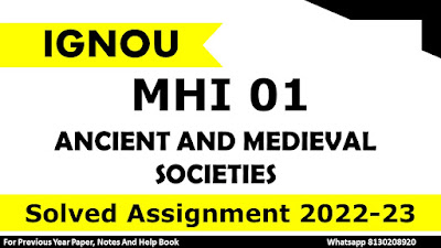 MHI 01 Solved Assignment 2022-23