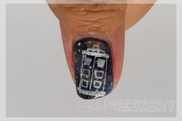 Doctor Who Tardis Nail