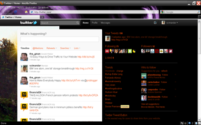 Twitter new interface preview