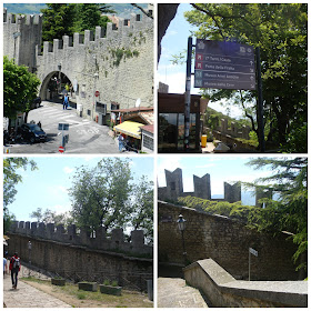 caminho da Guaita Tower para a Cesta Tower