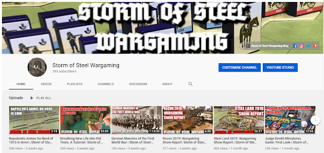 Storm of Steel Wargaming Youtube Channel