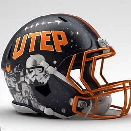UTEP Miners Star Wars COncept Helmet