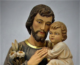 Saint Joseph and baby Jesus, Saint Joseph spouse of the blessed virgin Mary, litany of saint joseph