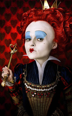 Tim Burton's Alice In Wonderland Promotional Photos - Helena Bonham Carter as The Red Queen