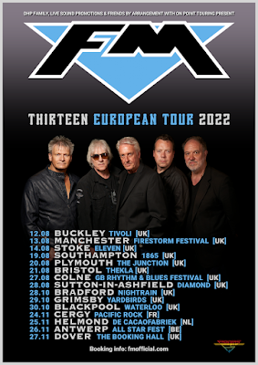 FM "Thirteen European Tour 2022" poster