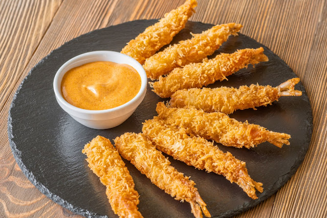 Japanese shrimp tempura.