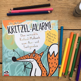 Kritzelalarm Thekla Verlag Ausmalen Kritzeln schönes Kindermalbuch