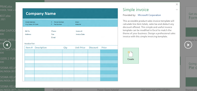 Tutorial Membuat Invoice dengan Microsoft Office Excel