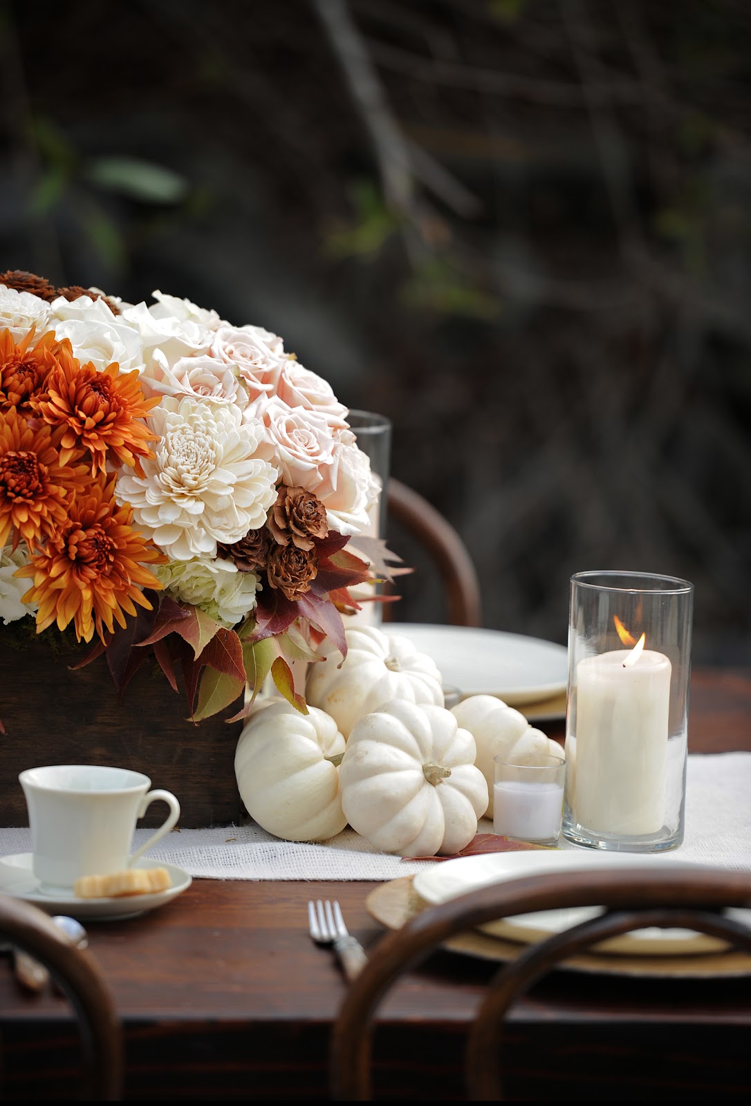 autumn wedding floral