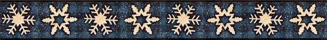 Snowflakes: Borders for Scrapbooking.