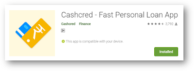  Cashcred Instant personal loan 0% interest 
