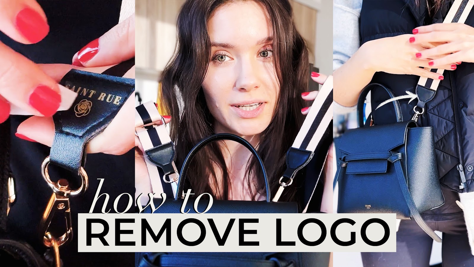 julia caban: How To Remove Logo Printed Initials From Leather Bag