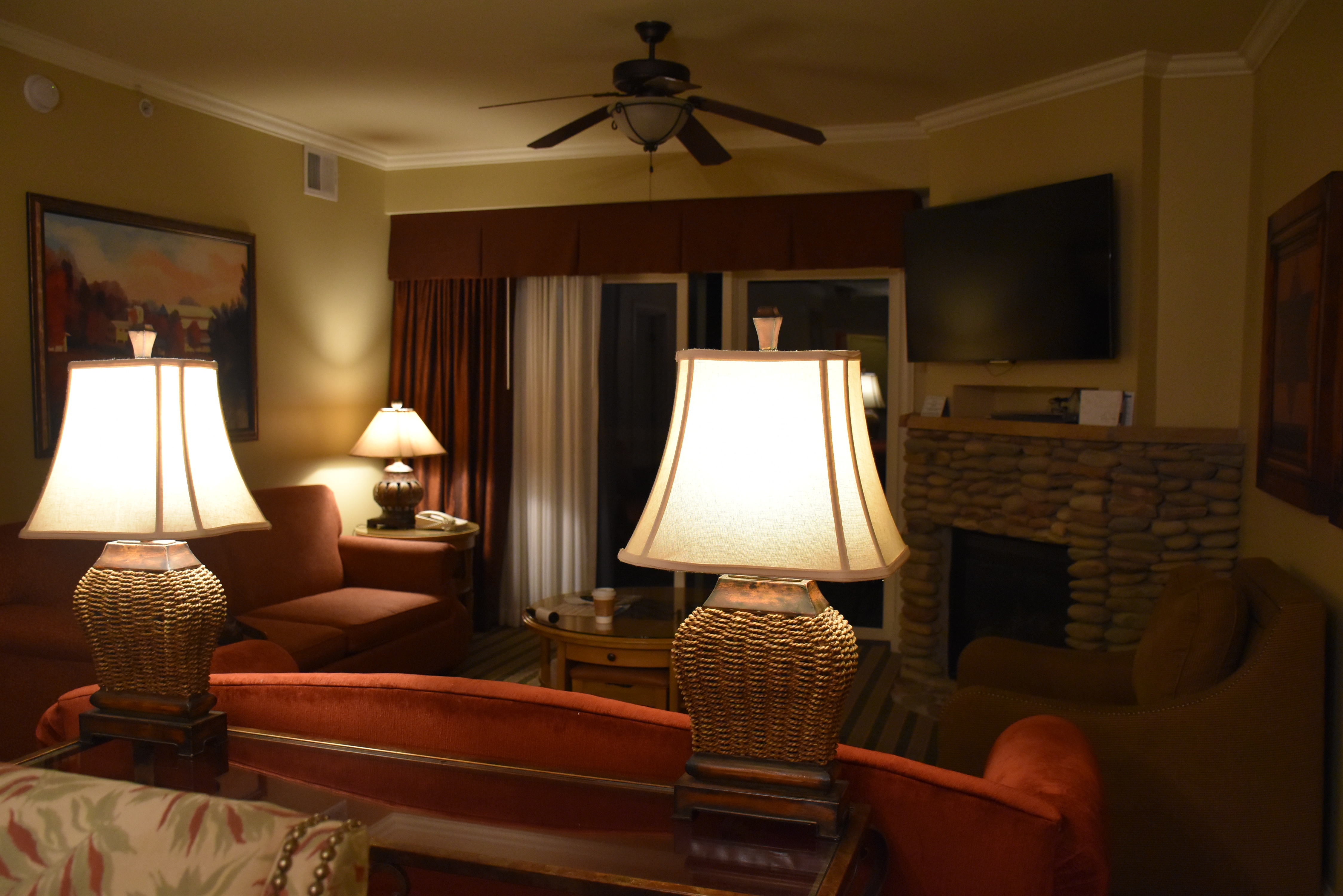 Livingroom in condo at Riverstone Resort & Spa