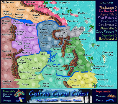 Coral Coast Map