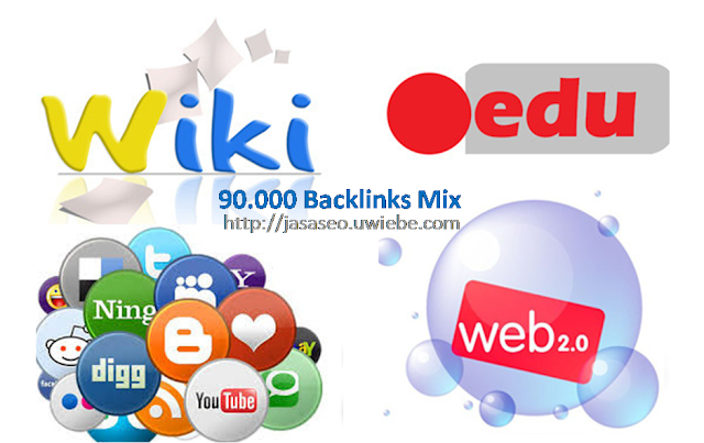 Jasa Backlink Mix Of Wiki Social Edu & Web 2.0