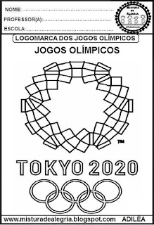 Logomarca dos jogos olímpicos de Tóquio