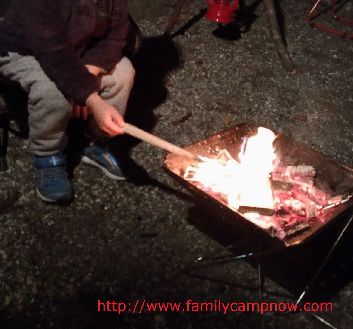 寒い冬キャンプの主役 焚き火 で理科の授業 キャンプ初心者家族のあれこれブログ
