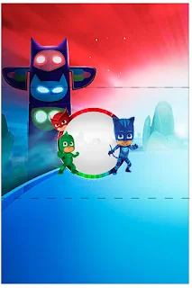 PJ Masks Free Printable Labels.