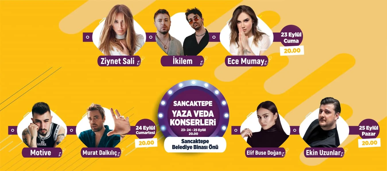 3 gün sürecek 'Yaza Veda Konserleri' başladı