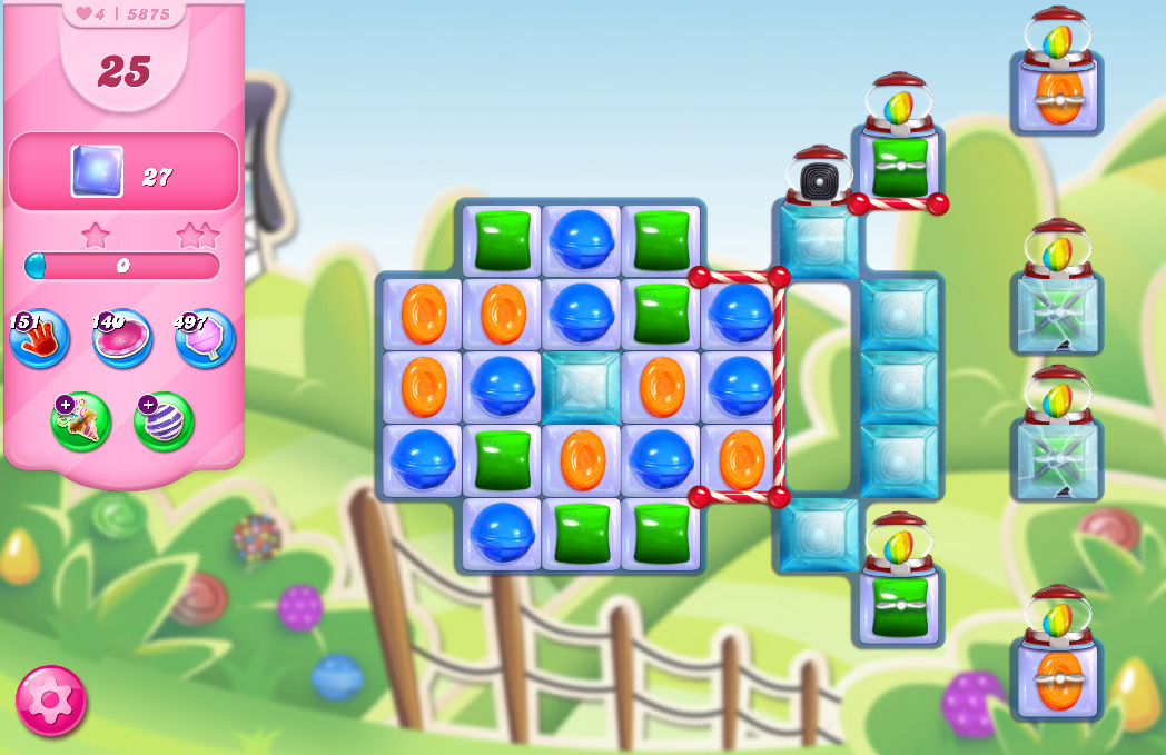 Candy Crush Saga level 5875