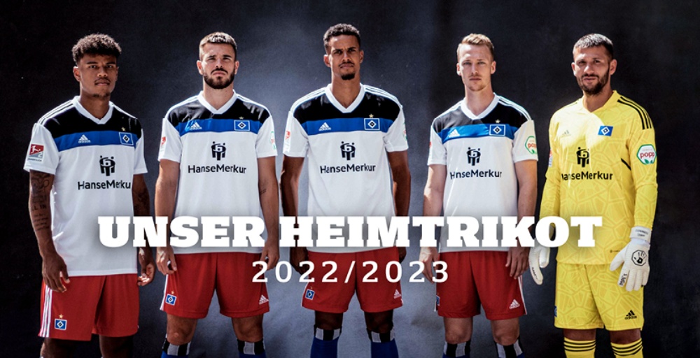 Fussball Trikot fürs Auto Hamburger SV Mini-Trikot Kit Bundesliga HSV #062 