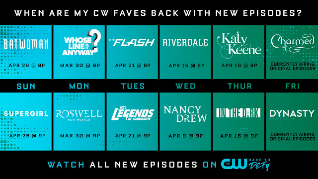 When are my cw faves back with new episodes?