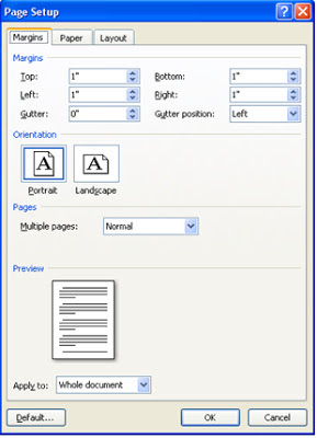 Cara PENGATURAN DOKUMEN DI WORD 2007-2013 PENGATURAN DOKUMEN DI WORD 2007
