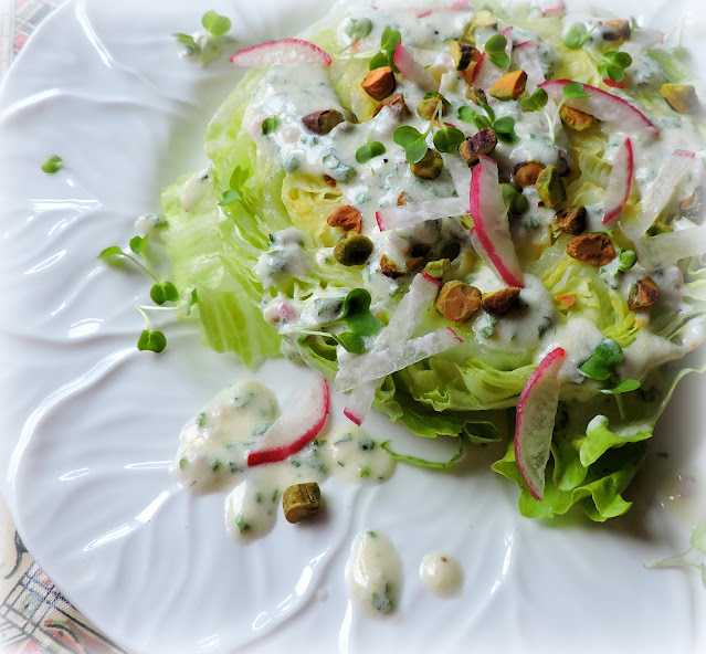 Creamy Herb Dressed Lettuce Steaks