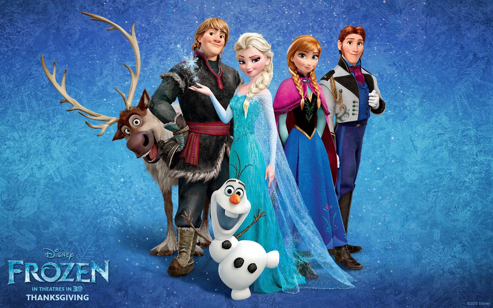 Frozen Disney Movie Characters