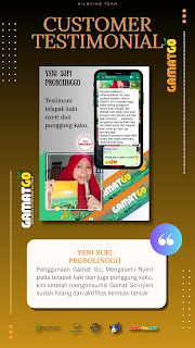 Customer Testimonial Gamat Go