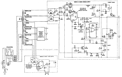 Dual 50V/5A Universal Power Supply Circuit Diagram