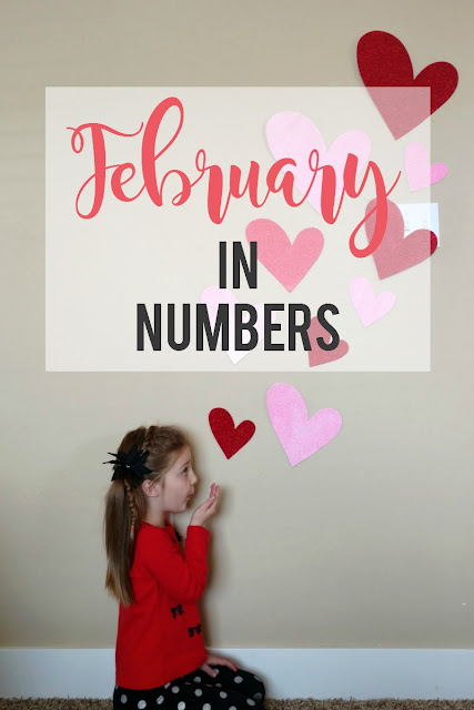 February in Numbers: a unique way to show a month in review (Link up with Shoes to Shiraz)
