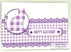 Nigezza Creates, My Stampin' Up! Retiring Favourites:Gingham Gala DSP