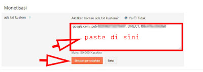 Cara Memperbaiki Masalah Ads.txt Adsense Di Blogger