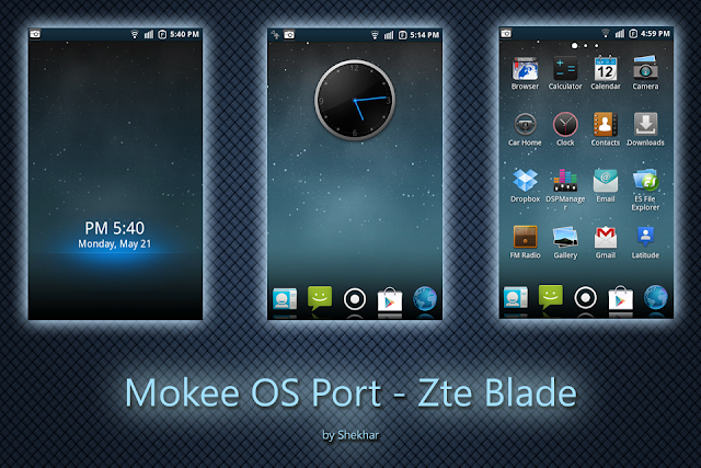 Mokee OS for  ZTE Blade