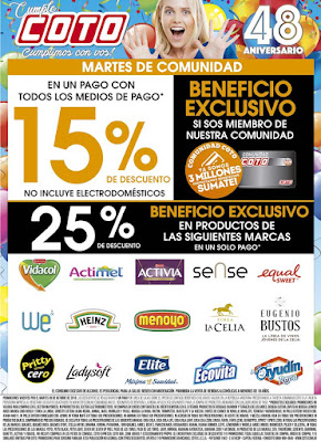 Promo COTO martes exclusivo COMUNIDAD COTO