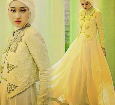 model kebaya brokat muslim terbaru