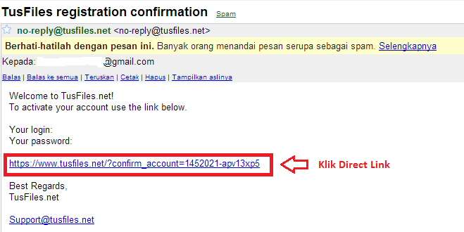 Cara Daftar/Membuat Akun TusFiles