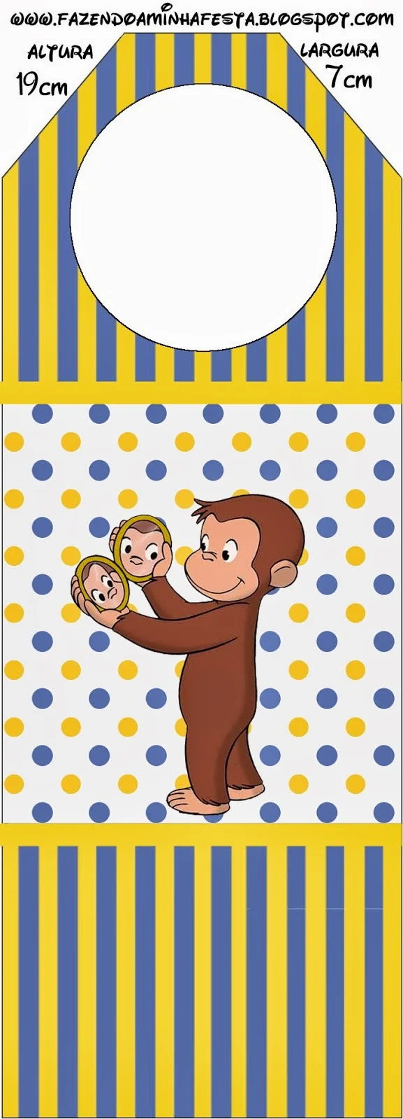 Curious George Free Printable Tags.