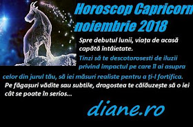 Horoscop Capricorn noiembrie 2018