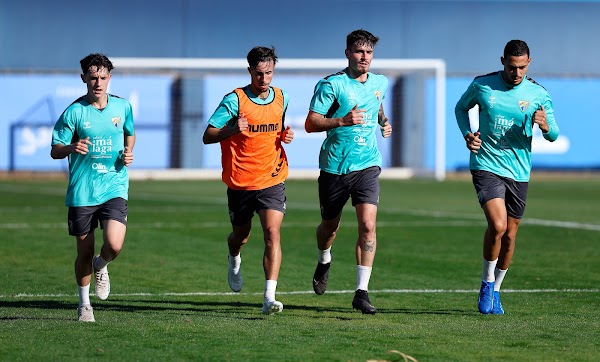 Málaga, doble vuelta en el entreno de hoy