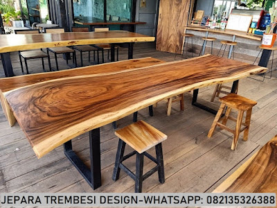 jual meja trembesi,Meja makan trembesi kayu solid,jual meja suar solid,furniture trembesi jepara,mebel trembesi