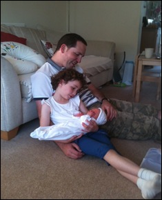 with Barney and Sophia