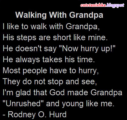 Download Walking With Grandpa Grand Father Quotes In English Cute Tanishka