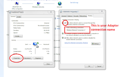 create hotspot in windows 8 and 7