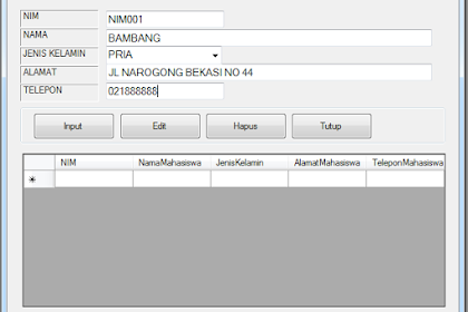 Membuat Crud Vb .Net Database Sql Server