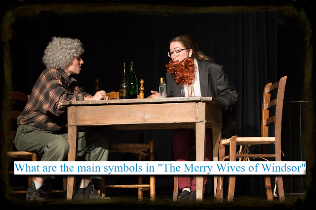 What are the main symbols in "The Merry Wives of Windsor"?