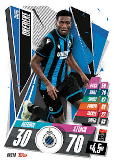 Topps Match Attax 2020-2021 Club Brugge Set