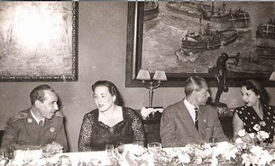 Comida de despedida del Match Internacional de Ajedrez Interclubs 1951 09