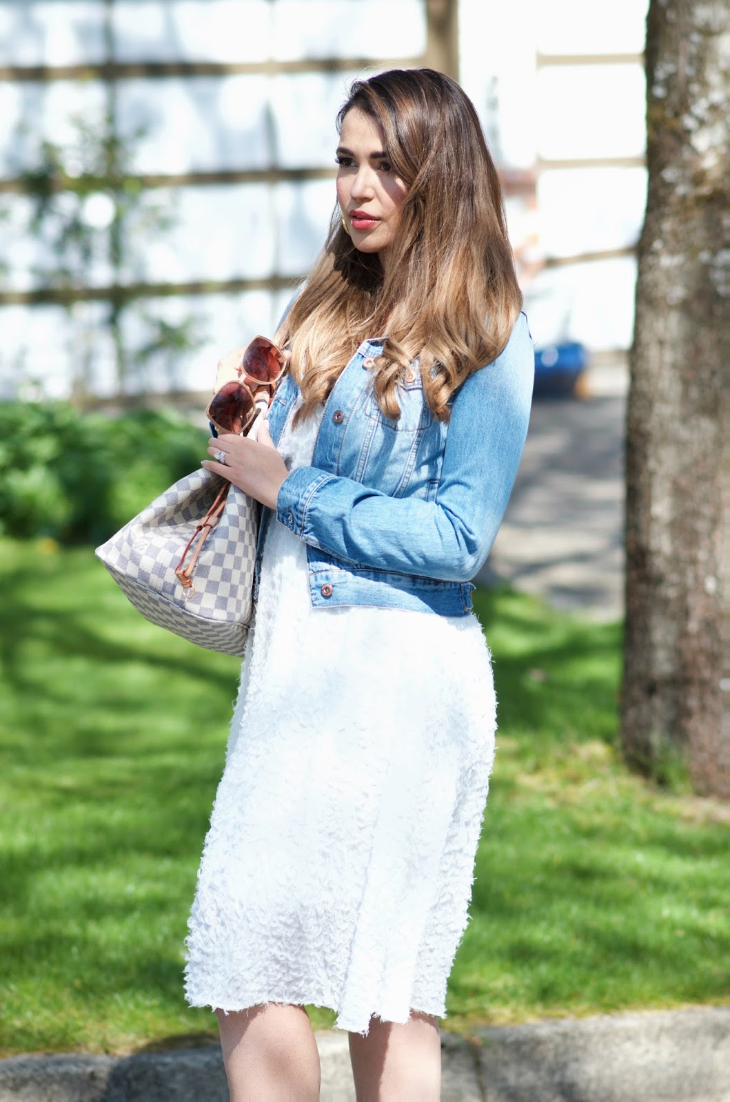 White Feather Dress